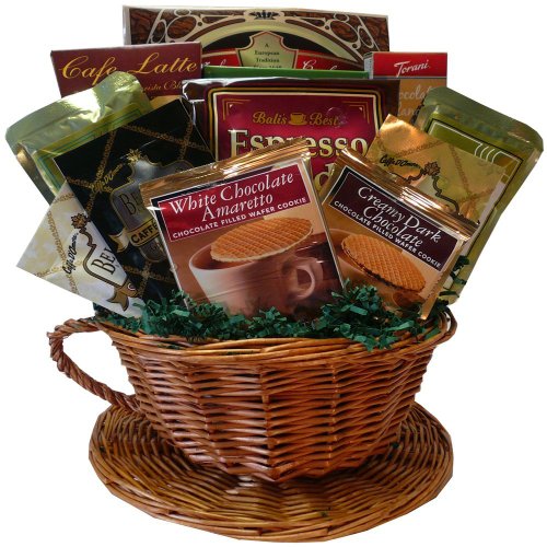 Cafe Comforts Coffee and Snacks Gift Basket Set