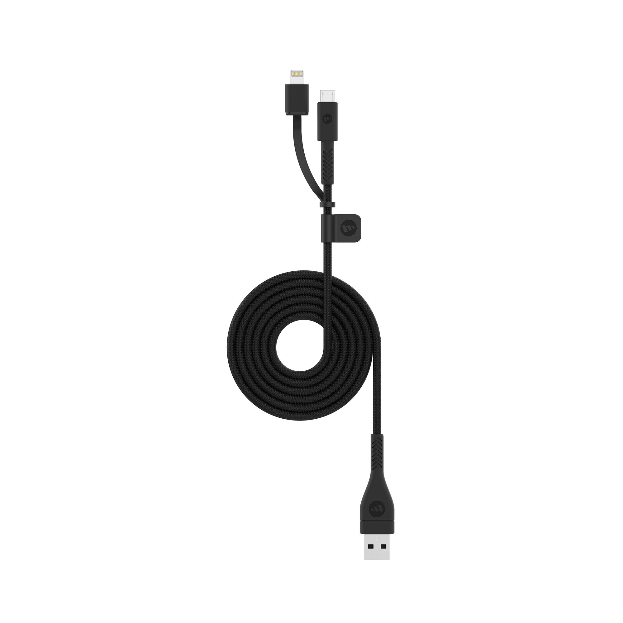 mophie 1.2 m PRO Switch-Tip Lightning Cable - Black