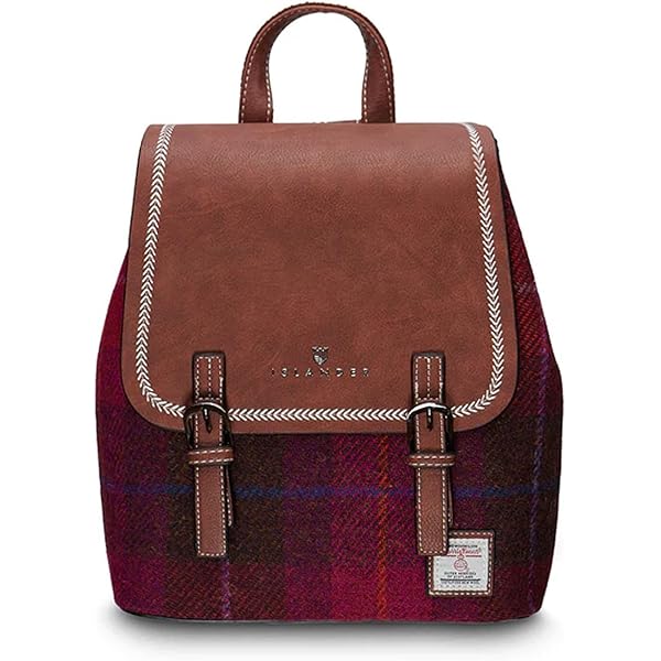 Amazon.com | SNOW PAW Harris Tweed® Jura Backpack, Chestnut