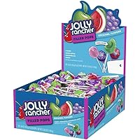JOLLY RANCHER Filled Pops Assorted Fruit Flavored Candy Box, 56 oz (100 Pieces)