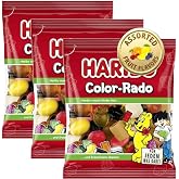 Color-Rado Gummy Candy, Assorted Fruit Flavors, 175g, 3 Pack | Mixed Gummies &amp; Licorice, Chewy Texture, For Kids &amp; Adults, Resealable Bags, Variety of Shapes