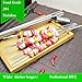 Ansuyai BBQ Barbecue Skewers (Set of 24),Stainless Steel Flat Metal Grilling Skewers Set, Reusable BBQ Sticks with Portable Skewer Container Tube