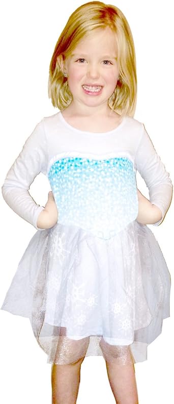 frozen long sleeve dress