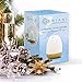 LARGE Aromatherapy Essential Oil Diffuser and Aroma Oil Set - Ultrasonic Cool Mist Humidifier with LED Light for Home Bedroom Spa or Bathroom, Bamboo Design Best Gift, 380 ML, GENIANI