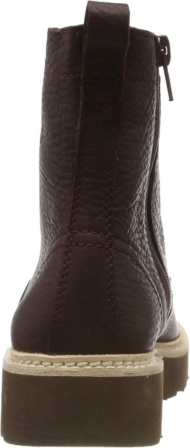 clarks trace pine leather lace up ankle boots