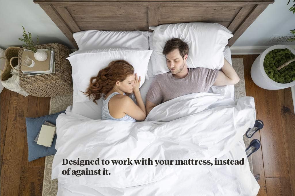 Tuft & Needle King Mattress Protector - Waterproof - Liquid-Proof - Quiet - Protects Against Dust Mites and Allergens - Fitted Sheet Style - Vinyl Free, White: Kitchen & Dining