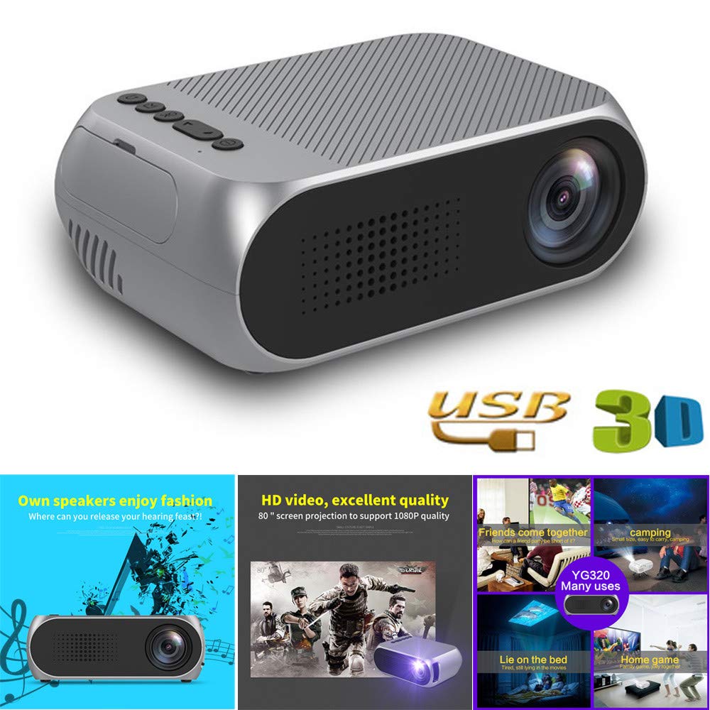 Factorys Mini Proyector, 2019 Actualizado Full HD 1080P 60 ...