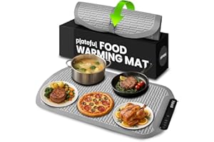 Plateful Warming Mat for Food - Food Warming Mat for Buffets Party, Electric Heating Trays/Pad Warmer for Countertop, Warm Tray to Keep Plates Hot for Kitchen, Party