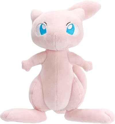 Jazwares Pokémon Mew Plush 8-Inch Soft Plush with Authentic Details