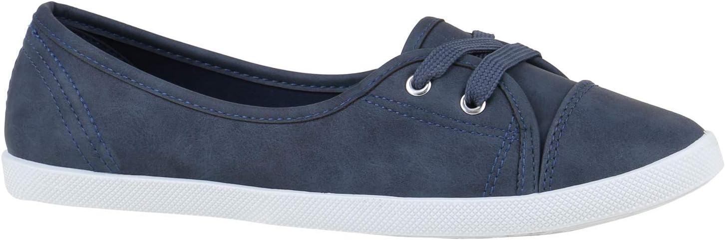 Sporty sneakers women's ballerinas denim lace up shoes flats camouflage top | Flandell®