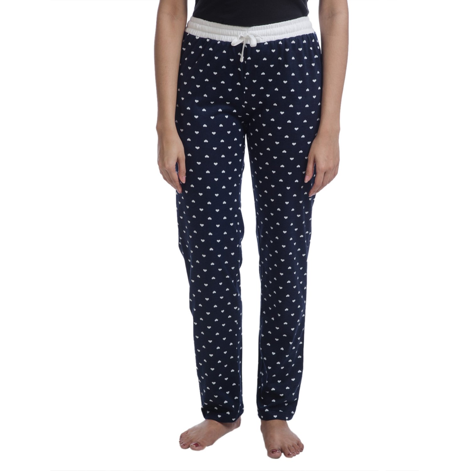 heart print cotton lounge pyjamas