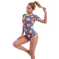 FYMNSI Women Sexy Short Sleeve One Piece Romper