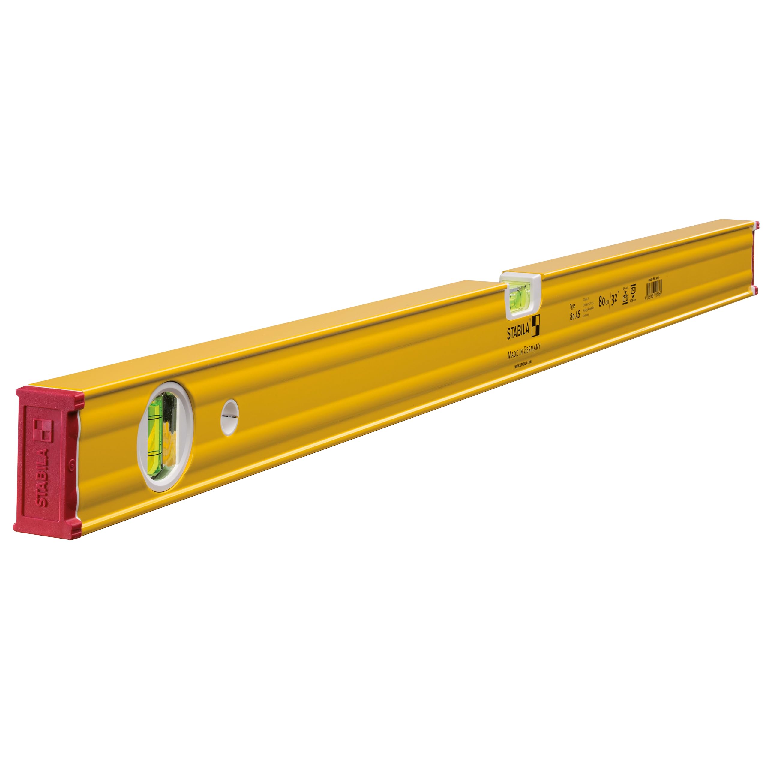 80 AS Spirit Level 2 Vial 19166 80cm