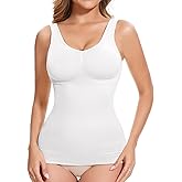Lynclare Shapewear Tank Tops with Built in Bra Compression Tanks for Women Body Shaper Tummy Control Womens Camisole Top