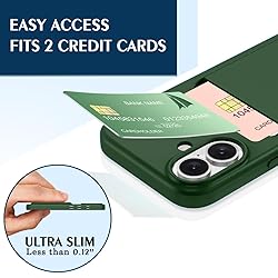 Petocase for iPhone 16 Wallet Case Card Holder Slot