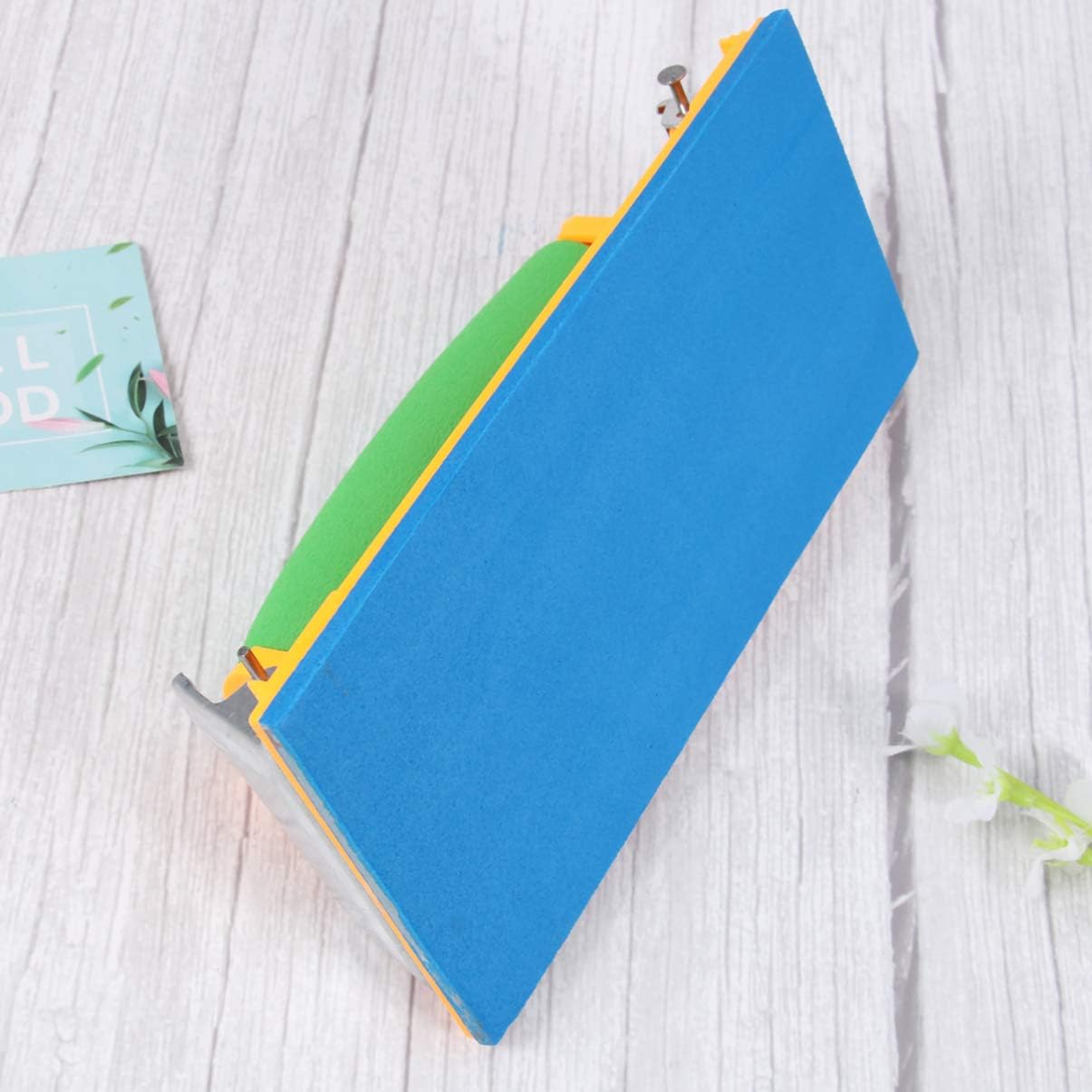 ULTECHNOVO Hand Sander with Handle Woodworking Sanding Paper Holder Sponge Sandpaper Frame - - 