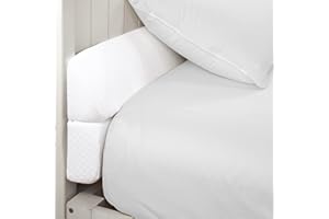 BALAPET Flodable Wedge Pillow Wedge for Headboard Gap Close The Gap 0-7", King Size Adjustable Foam Bed Mattress Gap Filler, Sleeping Backrest Pillow, White, 76"x6"x6"