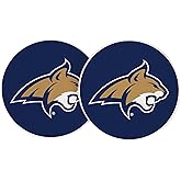 Desert Cactus Montana State University Car Coaster Bobcats MSU Absorbent Sandstone Car Cup Coasters Set of 2 (Design A)