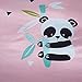 KFZ Baby Panda Bed Sheets Print Kids Bed Twin Duvet Cover Set, 3 Piece Include 1 Twin Panda Duvet Cover 66