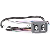 Rostra Black Dash Mount Cruise Control Switch, Push Button, 2 Positions, Manual Operation