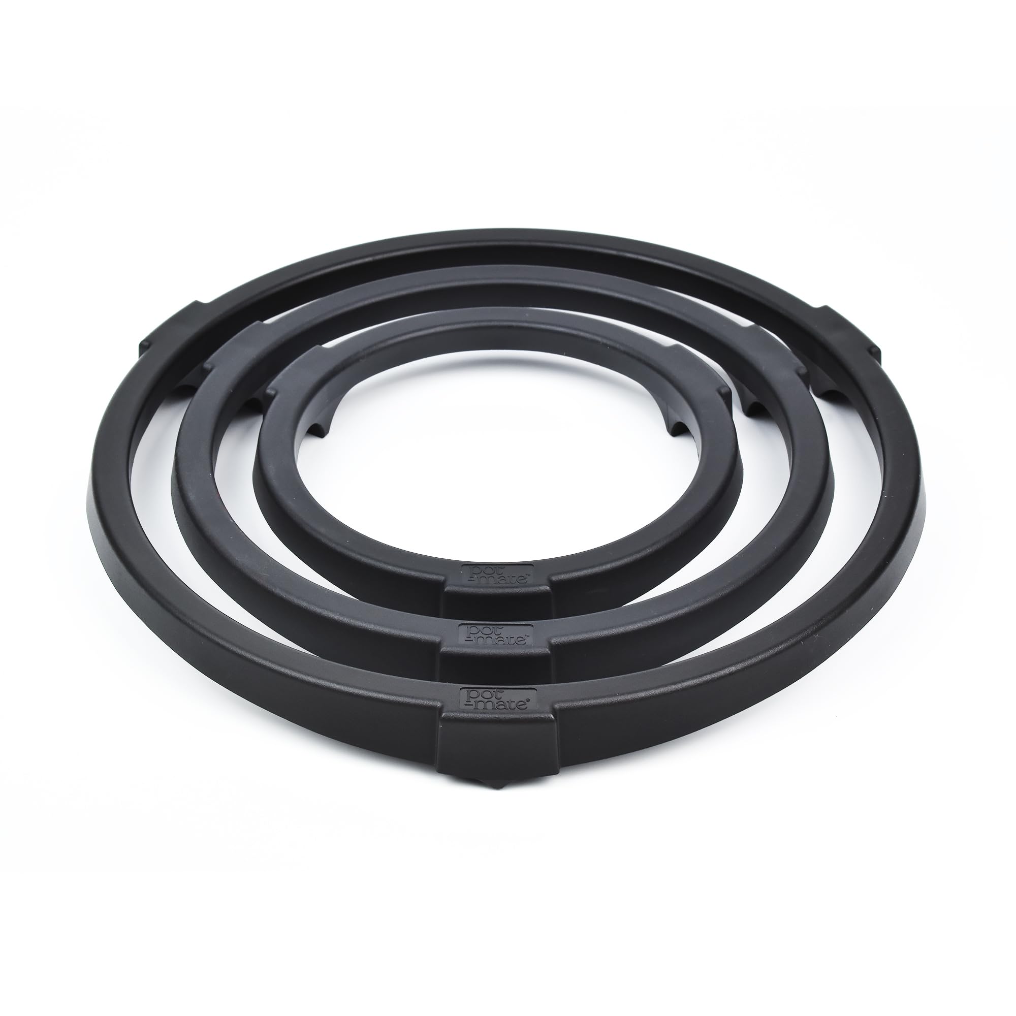 Pot-Mate Invisible Plant Pot Feet: Elevate and Protect Your Plants, British-Made Plant Caddies – 100% Recycled, Drainage-Friendly, Stains & Frost Resistant, Indoor & Outdoor Use (3 Pack) (Mixed)