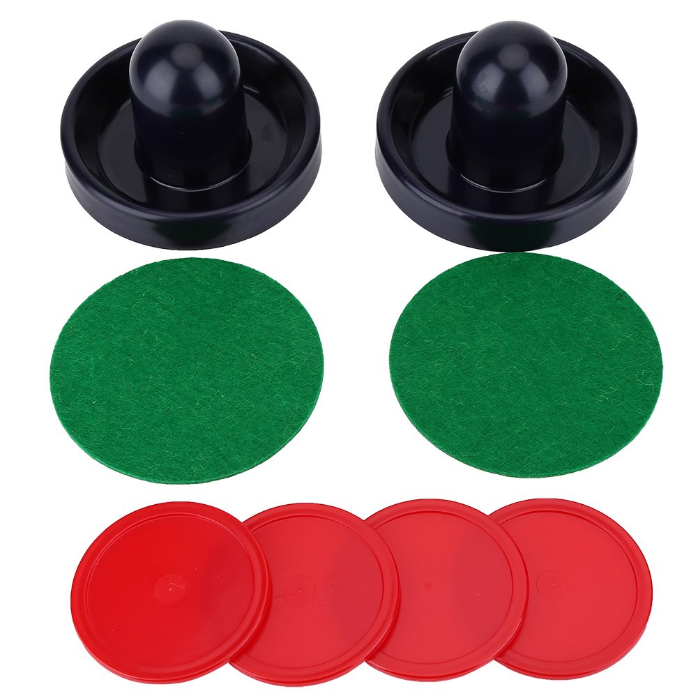 Air Hockey Pucks and Pushers,Plastic Lightweight Goalies