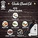Vanilla Beard Oil – All Natural Leave In Conditioner enhanced with Organic Argan & Jojoba Oils – Large 2oz Size – Softens, Strengthens, & Hydrates for Healthy Beards and Mustaches