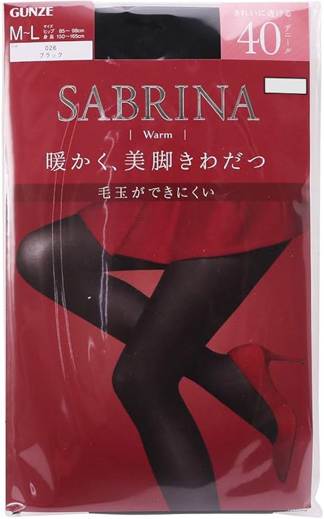 Amazon グンゼ Gunze サブリナ Sabrina Warm タイツ 40デニール あったか 毛玉ができにくい 消臭機能 静電気防止 タイツ 通販