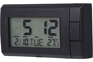 WINOMO Car Digital Thermometer Indoor LCD Temperature Gauge for Sedan SUV Truck Rv