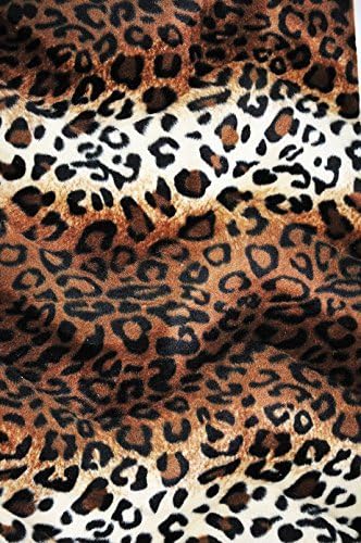 Velboa Faux /Fake Fur / Leopard-gold / Sold By the Yard (Leopard-gold)
