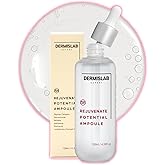 DERMISLAB Rejuvenate Potential Ampoule – Korean Skincare Collagen + Hyaluronic Acid Firming & Hydrating Serum for Smooth, Youthful-Looking Skin | Lightweight Daily Facial Ampoule 130 ml / 4.40 oz