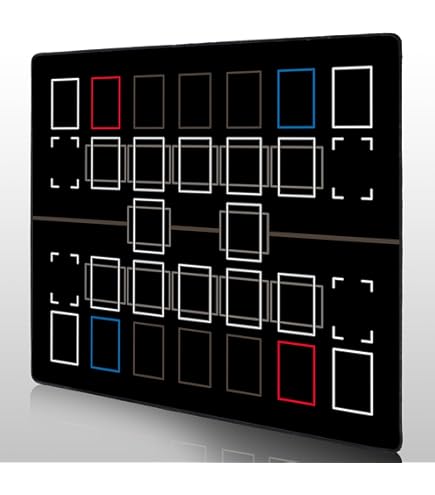 Amazon.com: Stitched for Yugioh Playmat, 2-Player,Free Counters*2