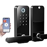 COOLOUS Keypad Smart Door Lock with Handle Keyless