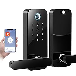 COOLOUS Keypad Smart Door Lock with Handle Keyless