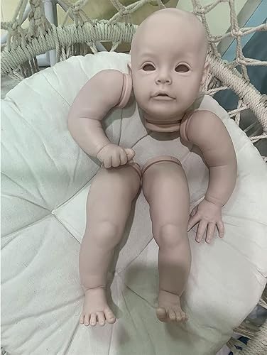 AN-LOKLIK Unpainted Silicone Vinyl Reborn Doll Kits Head Full