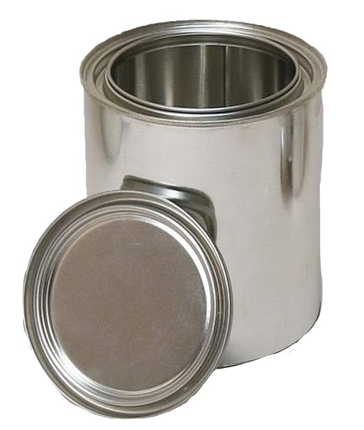 1 Quart Can Unlined Paint Cans, 12 Case Pack Industrial