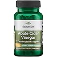 Swanson Double-Strength Apple Cider Vinegar 200 Milligrams 120 Tabs