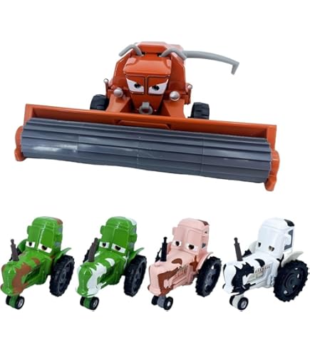 Amazon.com: Disney Cars View Zeen Racing Tractor, Miniature