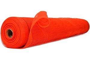 BOEN Debris Safety Netting Orange Fire Retardant (4' x 150', Orange)