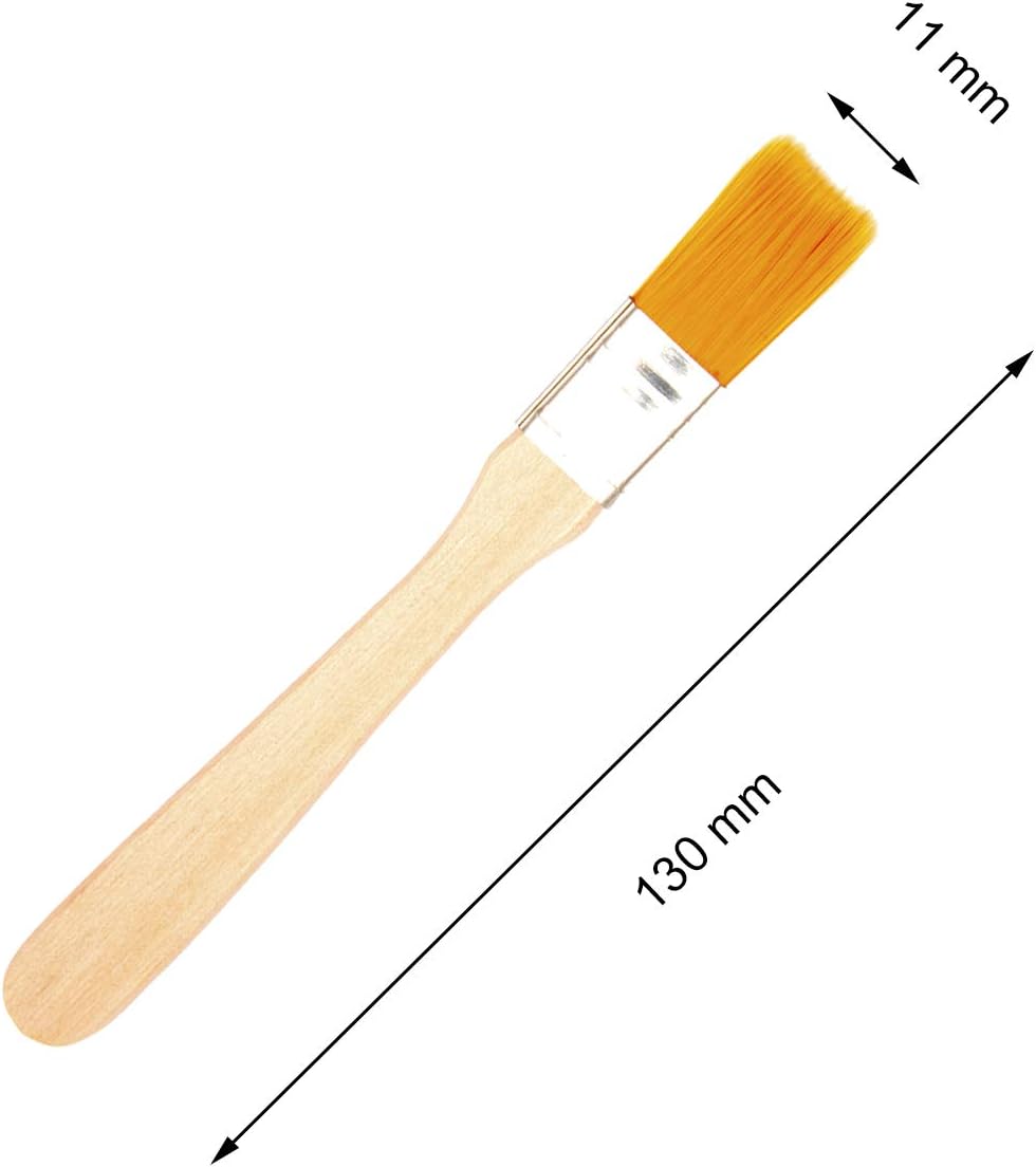 Small Paint Brushes Set 20PCS, 11mm Wide Small Brush for Touch Up Paint Cleaning, Glue, DIY Projects - Image 3
