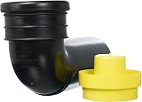 Geberit PE 366061161 Wall Mounted Toilet Bend 90 Degree DN90/90 Black GIS Duofix view 2