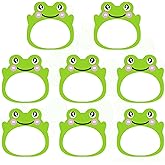 Frog Sticky Notes Kawaii Frogs Sticky Notes Sets, Aesthetic Cute Small Frog Sticky Notes Mini Animal Self-Stick Notes Pads for Frog Lovers Office School Creative Gifts 8Packs(160 Sheets)