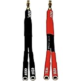 CNCESS CESS-142x2 Banana Plug Splitter 2-in 1-Out, (2-Pack)