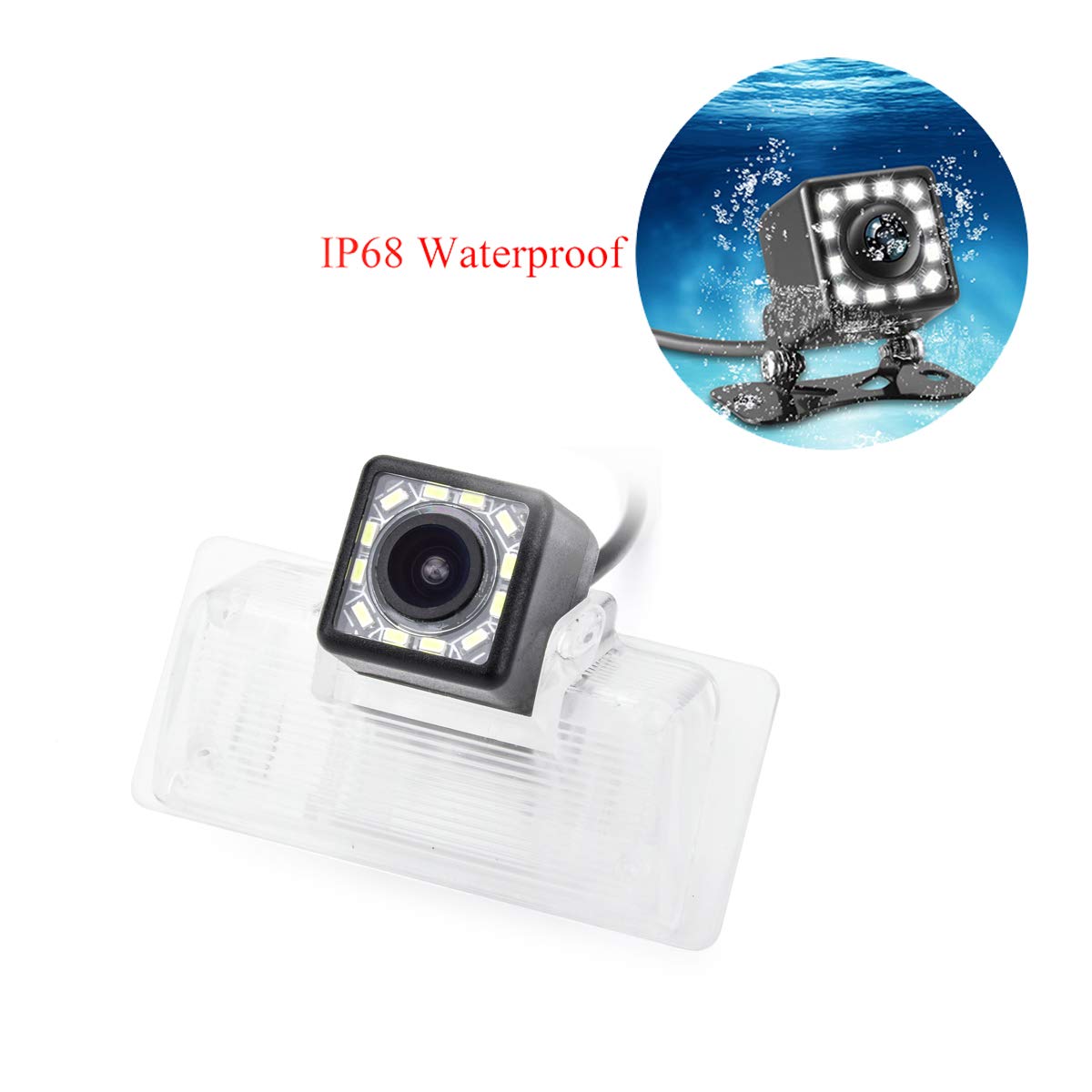 aSATAH 8 LED Car Rear View Camera for Nissan Altima/Latio/Tiida Sedan/Maxima/Teana &Vehicle