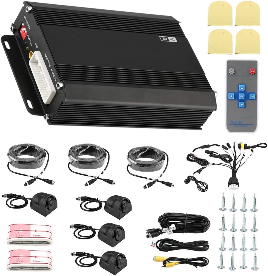 Aramox Car Monitoring System, 3D HD 360 Degree Surround View Monitoring System Device Driving