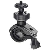 Walway Motorcycle Handlebar Mount Adapter Universal Bike/Bicycle Bracket Mount Holder for GoPro Hero/Bluetooth Speakers/Cameras/Recorders