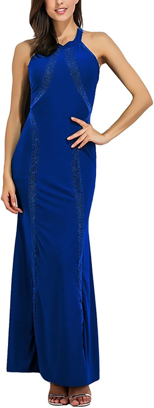 Laisla fashion Damen Abendkleider Lang Elegante Festlich ...