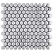 Penny Round Mirror Stainless Steel Metal Mosaic Tile For Backsplash Wall (3