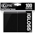 Ultra Pro E-15601 Eclipse Gloss Standard Sleeves (100 Pack) -Jet Black