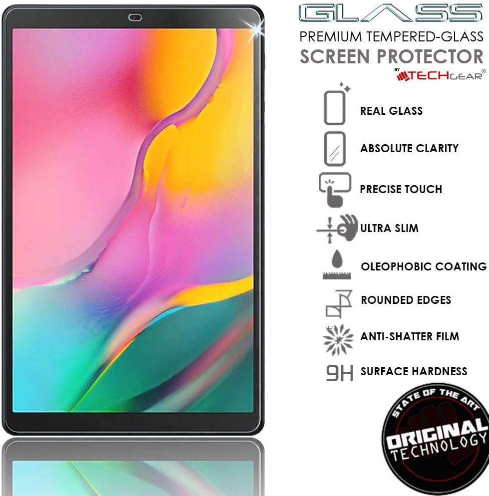 TECHGEAR [2 Pack GLASS Edition Screen Protector Compatible with Samsung Galaxy Tab A 10.1" 2019 (SM-T510 / SM-T515) - Image 4